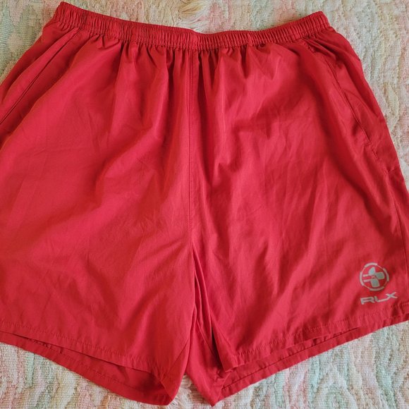 Ralph Lauren RLX Lined Swim Trunks, Red, Size XL, Pre-owned - Picture 2 of 11
